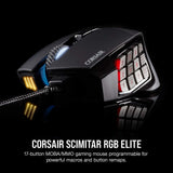 Corsair Souris Scimitar RGB ELITE Noir Ref: CH-9304211-EU