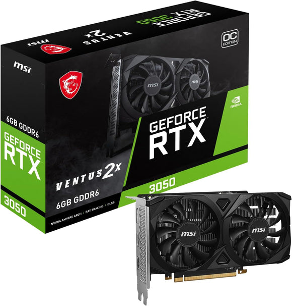 MSI Carte Graphique GeForce RTX 3050 VENTUS 2X 6G OC