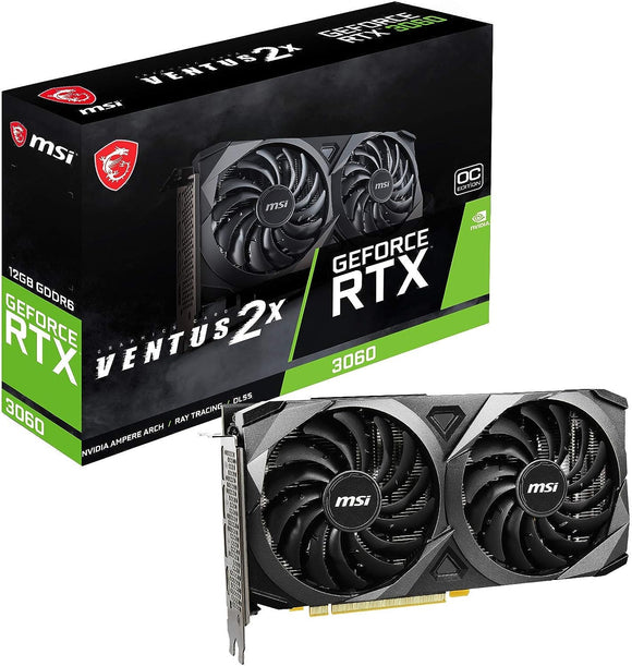 MSI Carte Graphique GeForce RTX 3060 VENTUS 2X OC