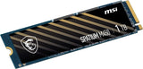 MSI SSD Interne SPATIUM M450 PCIe 4.0 NVMe M.2 1TB