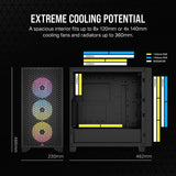 Corsair Boitier 3000D RGB Airflow Mid-Tower Ref: CC-9011255-WW Noir