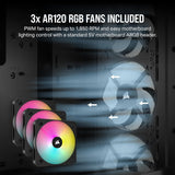 Corsair Boitier 3000D RGB Airflow Mid-Tower Ref: CC-9011255-WW Noir