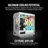 Corsair Boitier iCUE 5000T RGB Mid-Tower Ref: CC-9011231-WW Blanc