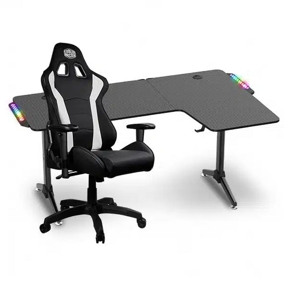 Bundle SPIRIT OF GAMER HEADQUARTER 600 RGB RIGHT 160CM + CALIBER R1 BLANC