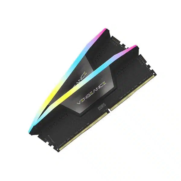 RAM Corsair Vengeance RGB DDR5 32 Go (2 x 16 Go) 5200 MHz CL40 Noir -  PCSTORE MAROC