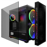 BOITIER PC GAMER M.RED STORM DESTROYER RAINBOW ARGB NOIR