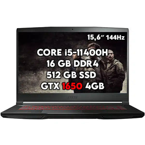 MSI GF63 11SC-658XMA - Core™ i5 11th, GTX 1650, 16GB, 512GB