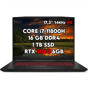 MSI GF76 KATANA 11UE - Core™ i7 11th, RTX 3060, 16GB, 1TB